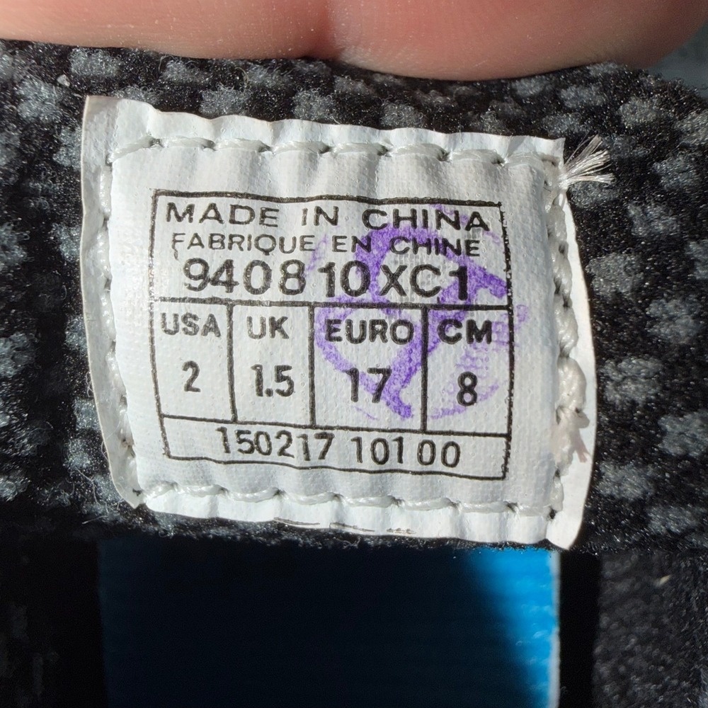 Vintage Rare 1994 Air Jordan 10 OG Steel White Black Grey 130217-101 Infant 2C - Picture 10 of 12